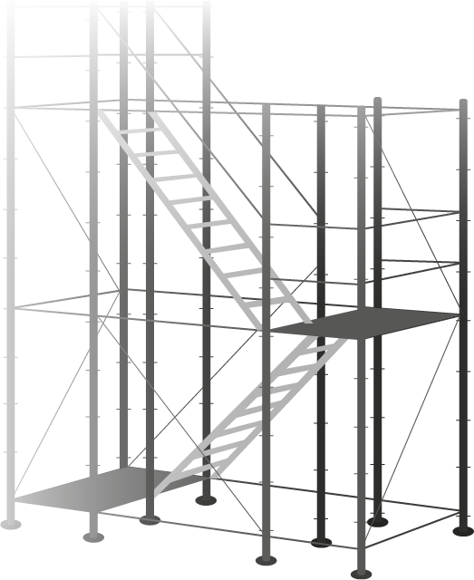 Illustration Treppenturm